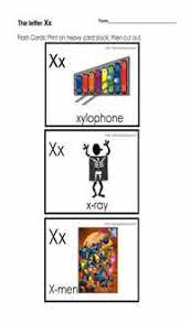 the letter x worksheets