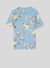 • millions of unique designs by independent artists. Floral Design T Shirt Men Light Blue Etro