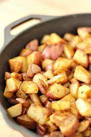 Fried Red Potatoes Recipe Budget Friendly Side Dish Recipe Red Potato Recipes Red Potatoes Skillet Potatoes