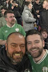 Celtic dad and lad at tonights big game against Bologna 👏🏻