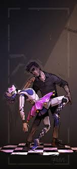 May I have this dance? (Ballora and William FanArt by me) :  rfivenightsatfreddys