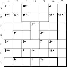 Click on cells in a cage and fill in the operand value: Today S Kenken Ned Batchelder