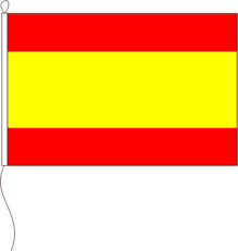 Die spanische flagge ist eine vertikale trikolore und zeigt in der mitte das nationale emblem. Flagge Spanien Ohne Wappen Handelsflagge 40 X 60 Cm Marinflag Maris Flaggen Gmbh
