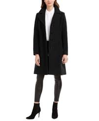 Aberg's take on camel is markedly lighter than the other two coats' hues. Anne Klein Single Breasted Walker Coat Created For Macy S Reviews Coats Women Macy S