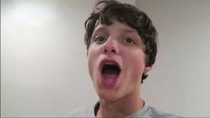 One of the last video frames of 13 y/o Caleb Bratayley, part of the  Bratayley family vloggers