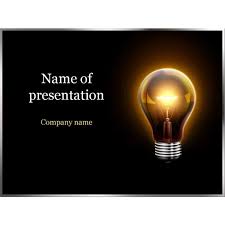 Electric Light Powerpoint Template Powerpoint Presentation Templates Powerpoint Background Powerpoint