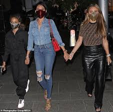 A day after turning heads in a racy sheer dress dropping in sparkling crystals, larsa pippen keeps it much more casual for a dinner outing at il pastaio in. Larsa Pippen Steps Out With Daughter Sophia 12 And Female Pal In Los Angeles Readsector
