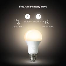 Philips hue can make it seem like you're home when you're not, using the schedule function in the philips hue app. Compatible With Alexa Apple Homekit And Google Assistant Philips Hue White A19 E27 60 W Equivalent Dimmable Led Smart Bulb Lighting Led Bulbs Mymobileindia Com