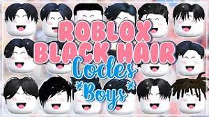 Roblox hair id codes : Black Roblox Hair Codes For Bloxburg Boys Youtube
