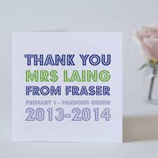 I hope this will be helpful this time of year and be sure to lik. Personalised Teacher Thank You Card By Twenty Seven Notonthehighstreet Com