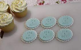 It S A Boy Baby Shower Fondant Cupcake Toppers By Crumbs And Saucers Fondant Cupcake Toppers Fondant Cupcakes Cupcake Toppers
