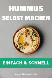 Hummus Selber Machen Einfach Vegan Selbstgemacht Rezept Hummus Selber Machen Hummus Rezept Humus Rezept