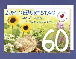 Viele menschen wollen ihren liebsten nicht mit ausgefallenen sprüchen zum geburtstag. 60 Geburtstag 6 Gb Pics Gb Bilder Gastebuchbilder Fur Jappy Facebook Kwick
