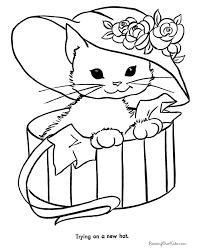 By best coloring pagesaugust 10th 2013. Free Printable Cat Pictures Coloring Home