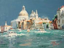 Russian Artist Oleg Trofimoff Blog Of An Art Admirer Venice Painting Russian Art Russian Impressionism