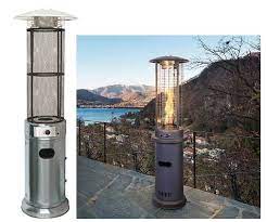 Quartz Flame Round Patio Heater W Remote Patio Heater Patio Gas Heater