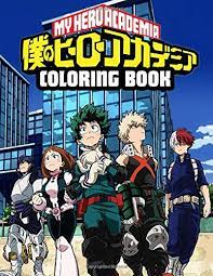 Make sure to peep the mewtwo coloring on his page as well. My Hero Academia Coloring Book Anime Manga Coloring Books For Kids And Teens Itto Kattobi Amazon De Bucher