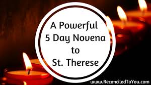 Powerful 5 Day Novena To St Therese Worthrevisit Reconciled To You