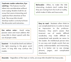 A title can be either a great advantage or disadvantage for your essay. How To Title An Essay The Complete Guide To Essay Title