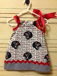 Houston Texans Baby Girl S Dress By Thebeeinme On Etsy 32 95 Baby Girl Dress Girl Outfits Baby Girl