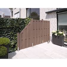 Free delivery inkl mwst zzgl versand endet am okt mesz 3t 20std. Sichtschutzzaun Element Everfloor Wpc Braun 180 90 Cm X 90 Cm Kaufen Bei Obi