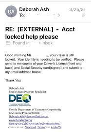 If you do not want to apply for benefits online, or you need to speak to us for any other reason, you can schedule, reschedule or cancel an appointment by: Proof That Deo Needs Social Security Card To Do Identity Verification I Don T Make This Stuff Up I Just Communicate Resources Floridaunemployment