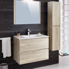 Déjà dans l'idée n°20, le noir et le bois vont vraiment bien ensemble ! 15 Armoires De Salle De Bain Qui Nous Inspirent Blog But