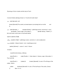 Get complete information about cancer dates compatibility, traits and cancer is sympathetic and attached to people they keep close. Pdf Etymology Of Crab In Arabic With The Help Of Tamil Ravi Vararo Academia Edu