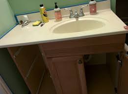 how to cut edge of vanity home
