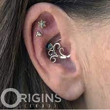 Would You Get A Daith Piercing There Are Some Unique Looks Here I Hope They Inspire You Our Ea Daith Piercing Jewelry Daith Jewelry Earings Piercings