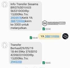 Cara transfer bri ke bni lewat sms banking. Contoh Sms Banking Bri Iisqu