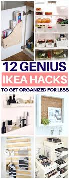 So Glad I Read This List Of Organization Ikea Hacks Before Going There Today Cheap Easy Tips To Use Ikea Items To Get O Ikea Organization Ikea Hack Ikea Diy