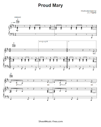 Volare (to fly) von d. Proud Mary Sheet Music Tina Turner Sheetmusic Free Com