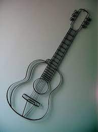 Guitar Wall Art Iron Giftyourguy Com Guitar Wall Art Guitar Wall Decor Guitar Wall