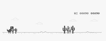 Start playing and set your record. T Rex Game