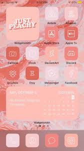 Peachy Keen Ios 14 App Icons Ios14 Aesthetic App Icon Pack Shortcuts Widgets Ios Icon Pack Iphone Icons Ios Icon Ios App Iphone App Icon