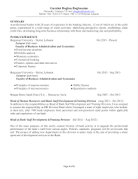 corporate banking analyst resume