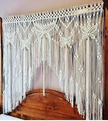 Butterfly Makramee Tur Vorhang Hochzeit Hintergrund Gartenhaus Wand Hangen In 2020 Wandbehang Tur Vorhang Makramee Vorhang