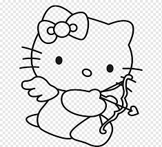 Printable coloring and activity pages are one way to keep the kids happy (or at least occupie. Hello Kitty Online Coloring Book Drawing Child Child Love White Mammal Png Pngwing