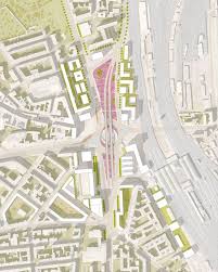 Leitbild Riebeckplatz Halle Saale Stadtebauplan Landschaftsplanung Architektonische Prasentation