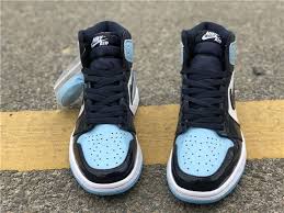 2019 New Release Air Jordan 1 Unc Patent Leather Shoes Cd0461 401 In 2020 Patent Leather Shoes Air Jordans Hype Shoes