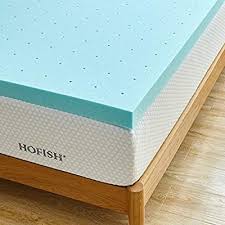 Now you can rejuvenate your maturing sleep mattress with this gel twirl memory foam, latex, and wool material mattress toppers are considered to be the most durable types of toppers, while feather or synthetic. Amazon Com Hofish 3inches 3 Inches Gel Infused Memory Foam Mattress Topper Queen 2018 3inches Queen Memory Foam Mattress Memory Foam Mattress Foam Mattress