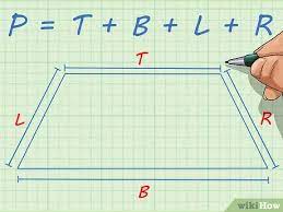De Omtrek Van Een Trapezium Berekenen Wikihow