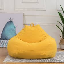 nk support bean bag sofas no filler lounger chairs for kids adults couples jumbo bean bag chair seat cover only size 35 4 x43 3 walmart com bean bag chair covers bean bag chair