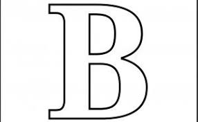 Se você está pensando em fazer moldes com letras grandes do alfabeto, confira a nossa seleção de imagens! Moldes De Letras Grandes Para Imprimir Recortar Letter B Coloring Pages Printable Alphabet Letters Printable Letters