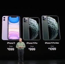 Prices start at $999 for the 64gb version, $1149 for the 256gb, and $1349 for the 512gb variant. Iphone 11 Pro Vs 11 Pro Max Vs 11 How To Pick Between Apple S New Phones The Verge
