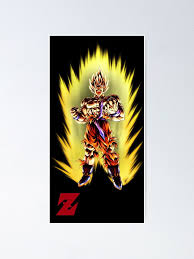 Goku super saiyan.this form of goku usually has high statistics in any game in the series. Dragon Ball Z Ssj Namek Goku Dragon Ball Legends Art Poster By Remyythenimrod Redbubble