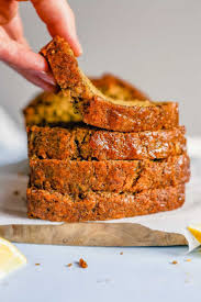 Healthy Lemon Poppy Seed Zucchini Bread Recipe Lemon Zucchini Bread Zucchini Bread Recipes Zucchini Bread