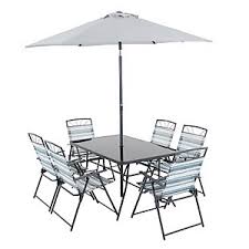 Our timber tree seats are another versatile addition to your garden. Wexfordly 6 Seater Metal Garden Furniture Dining Set Homebase