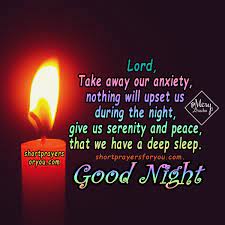 I hope you sleep well. Good Night God We Will Have A Quiet Sleep Christian Prayer For Tonight